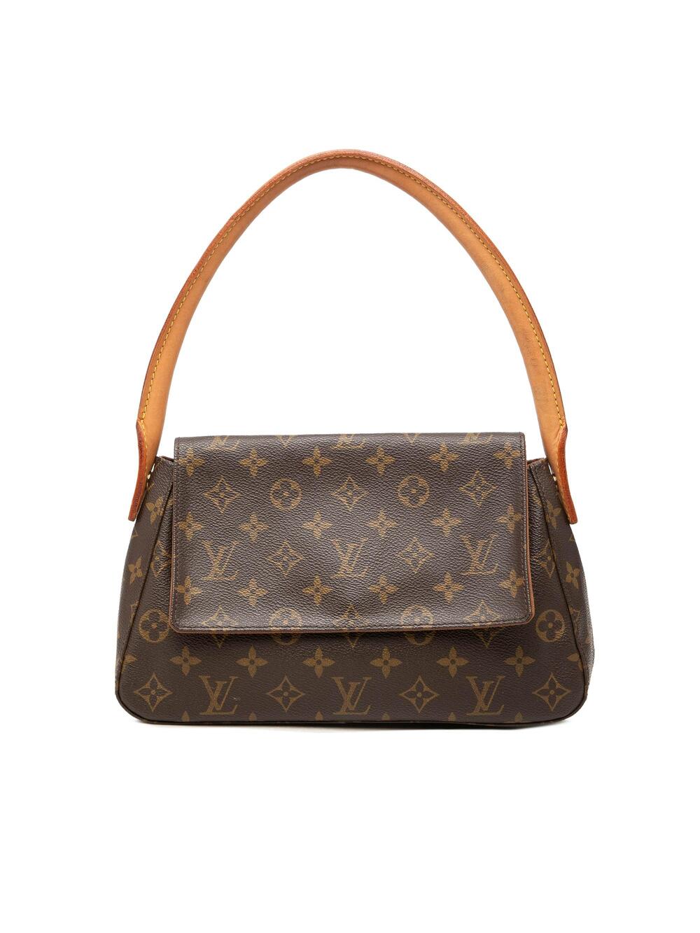 Louis Vuitton Looping Handbag Canvas #367583L12B